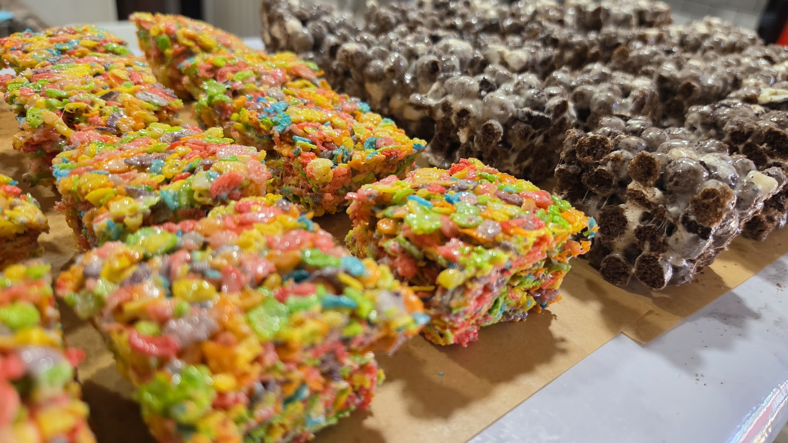 Fresh cereal treats at Moonrise Cafe